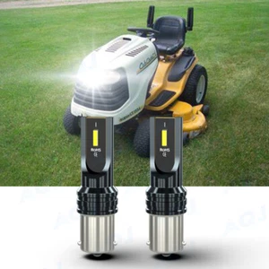 2 SUPER LED light bulbs for Cub Cadet Deere Kubota 1156 headlights mower rider - Picture 1 of 11