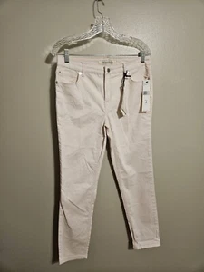 Jones New York Jeans Womens Soho Ankle Fit Buttery Soft Pink Stretch size 4 - Picture 1 of 7