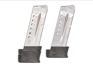 XTech Tactical MTX +2 Magazine Extension for S&W M&P Shield 9mm 7rd or 8rd Mag
