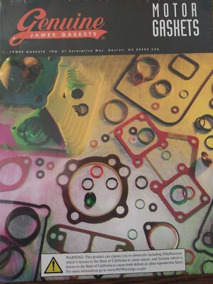 Harley Davidson 84-91 Evo Top End Gasket Set MLS Head Metal Base Lower Rocker - Image 1 of 3