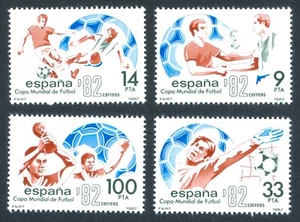ESPAÑA 1982 - EDIFIL 2660/3** - SELLOS DE HOJAS BLOQUE MUNDIAL´82 - MNH - Imagen 1 de 1