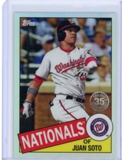 2020 Topps Chrome 1985 35th Anniversary #85TC-3 JUAN SOTO Nationals Padres