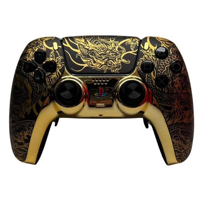 PlayStation 5 Controller /  PS5 Custom Controller Design Black Dragon / Scuff - Bild 1 von 4