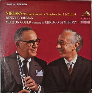 NIELSEN: Clarinet Concerto/Symphony No. 2-M1967LP BENNY GOODMAN ORIG REL NIPPER - Picture 1 of 1