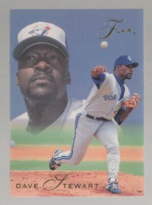 1993 Flair #295 Dave Stewart     Toronto Blue Jays - Image 1 of 2