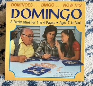 Vintage Domingo Dominoes & Bingo Game by Whitman 1982 COMPLETE - Picture 1 of 6