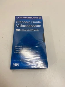 VHS Bänder Durabrand Standardqualität Videokassette 6 Stunden T-120 EP neu versiegelt - Bild 1 von 5