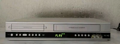 PHILIPS COMBO LETTORE DVD/VHS 6 TESTINE STEREO CON TELECOMANDO  - Immagine 1 di 4