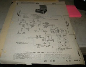 ZENITH PHONO AMP/MANUAL RECORD PLAYER - MODEL: ZP7L (SAMS PHOTOFACT 382-14) - Picture 1 of 1