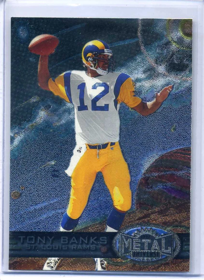 TONY BANKS 1997 Skybox Metal Universe #7 - RAMS - Image 1 of 1