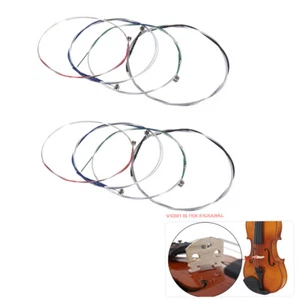 2 Sets of 4 Violin Strings 4/4 3/4 Violin Strings Steel String G D A E Strings - Picture 1 of 12