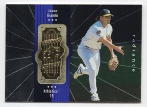 1998 SPx Finite Radiance Jason Giambi 0993/4500 Oakland Athletics #111 - Picture 1 of 2