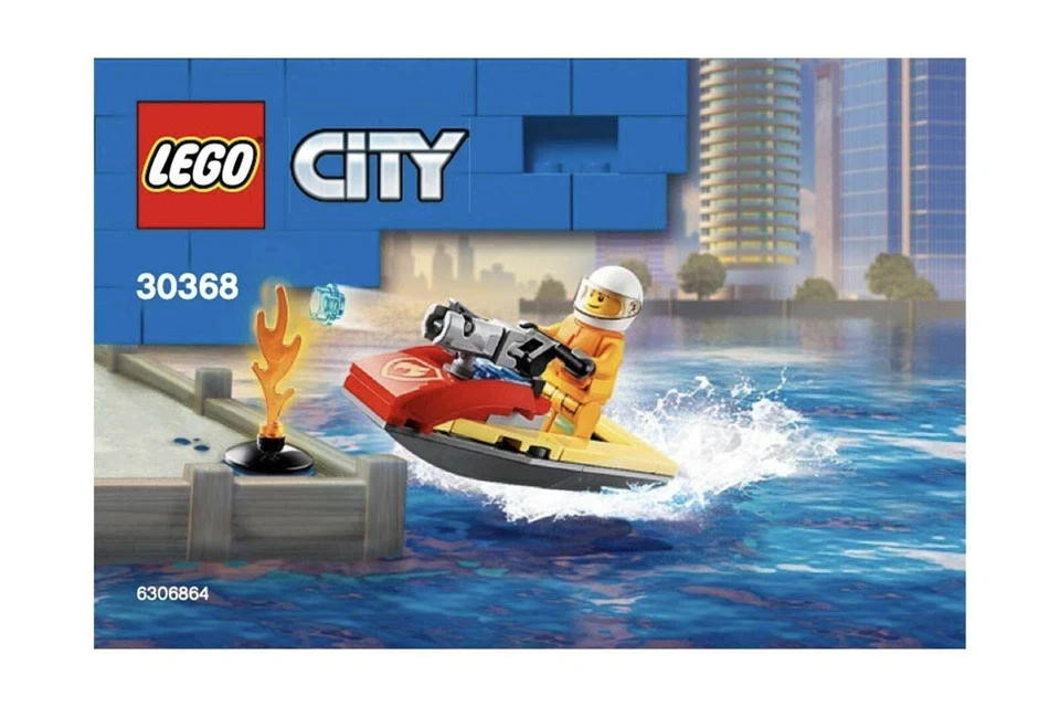 LEGO CITY 30368 Fire Rescue Water - Polybag - Sealed - New - Image 1 of 1