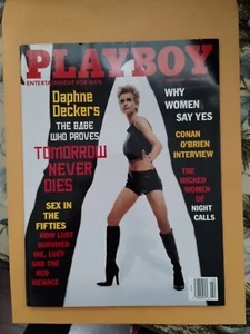 Playboy MAGAZINE - February, 1998   DAPHNE DECKERS (Playmate JULIA SCHULTZ) - Picture 1 of 2