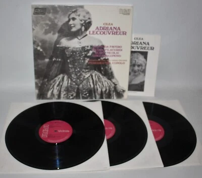 Francesco Cilea - Adriana Lecouvreur - 3 x Vinyl LP Box Set - RCA VLS 32628 - NM - Image 1 of 4
