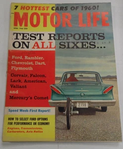 Motor Life Magazine Ford Rambler Chevrolet Dart April 1960 040317nonr - Imagen 1 de 1