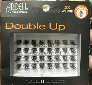 2 Pack Ardell Double Up Double Up (3 in 1 Trio / Med Black) #66494 - Picture 1 of 2