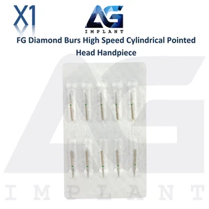 Dental FG Diamond Gran 10 frese testa cilindrica ad alta velocità manipolo - Foto 1 di 7