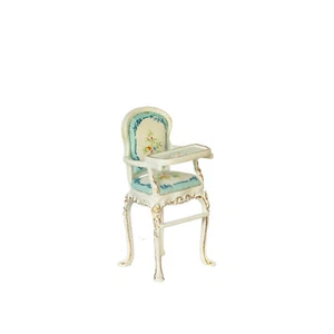 NUEVA Silla Alta Miniatura Casa de Muñecas JBM en Blanco - Escala 1:24 - Imagen 1 de 1