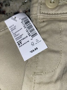 Neu, The Children Place Mädchen Uniform Skinny Chino Hose Sandy Größe 5t 1 Paar - Bild 1 von 6