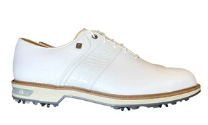 NUEVOS Zapatos de Golf FootJoy Dryjoys Premiere Series Packard Blancos 11 M, Precio de venta sugerido por el fabricante $239 - Imagen 1 de 5