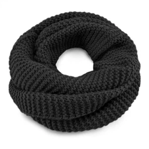 Damen Loopschal Strickschal Schlauchschal Winterschal einfarbig Neverless® - Bild 1 von 10