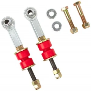 UMI Performance 1973-1987 C10 Lower A-Arm Adjustable Sway Bar End Links RED - Picture 1 of 2