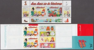 NETHERLANDS Sc # 1015-6 CPL MNH BOOKLET of 10 DIFF + S/S of 2 - COMIC STRIP - Picture 1 of 1