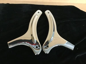 Chrome Side Grips for a Yamaha Roadstar Silverado Motorcycle 2007 L3 - Picture 1 of 5