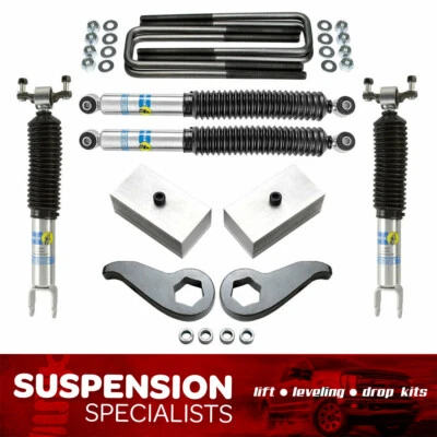 3"/2" Leveling Lift Kit For 2011-2019 Chevy Silverado 3500HD w/ Bilstein Shocks - Image 1 of 4