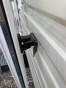 Mahagoni Türclip für statischen Wohnwagen Fang Halter Türhebel Touring - Bild 1 von 9