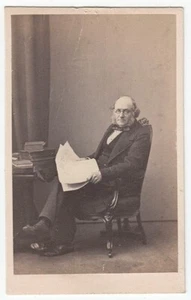 CDV: portrait of DR JOHN BROWN, author of RAB AND HIS FRIENDS - Foto 1 di 2