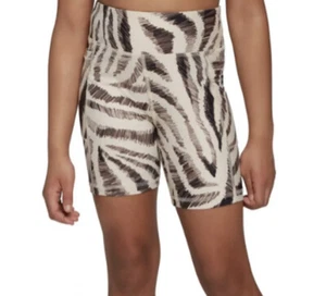 new DSG girl's BIKE SHORTS sz M (8-10years) Compression Zebra Print Biker Tights - Picture 1 of 6