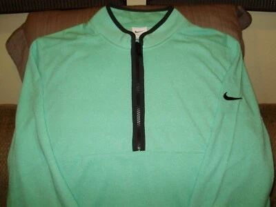 Nike Dri-Fit Victory DJ5474-363 Jade Green 1/2 Zip L/S Golf Jacket Men's 2XL - Image 1 of 4
