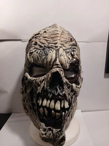 Teufel Zombie Monster Doktor Latex Maske groß gruselig Halloween - Bild 1 von 4