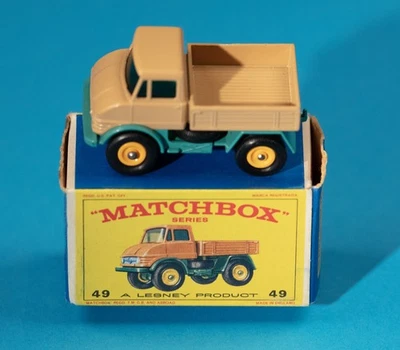 Matchbox Regular Wheels / MB 49 B1 Mercedes Unimog / 1967 MIB / Super Clean - Image 1 of 4