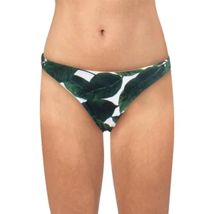 Milly Cabana Womens White Floral Print Mid-Rise Bikini Swim Bottom P 6181 - Picture 1 of 1