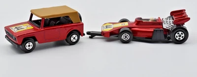 Matchbox Superfast TP9 Field Car & Team Matchbox rosso confezione da due. Lesney Inghilterra - Immagine 1 di 4