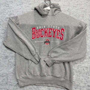 Ohio State Buckeyes  Football Sweatshirt Mens M Gray Hoodie Pullover SEE NOTES!! - Picture 1 of 6