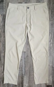 Tommy Bahama Pants Mens 34x30 Beige Straight Leg Performance Stretch Chino - Picture 1 of 12