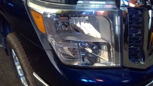 Passenger Headlight Halogen Chrome Interior Bezel Fits 16-19 TITAN XD 6383490 - Picture 1 of 12