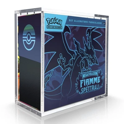 Teca Case ETB Magnetica in Plexiglass Trasparente Pokemon Acrylic Protezione - Immagine 1 di 3