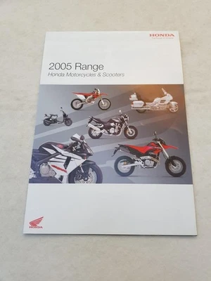 HONDA 2005 RANGE Motorcycle Sales Brochure NOV 2004 #MCBROCH002 - Image 1 of 4