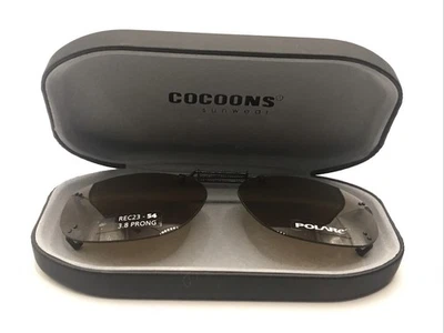 Gafas de sol/anteojos polarizados ámbar COCOONS sobre clip Rx REC23 - 54 bronce Foto 1 de 4