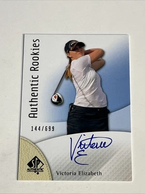 Victoria Elizabeth 77 SP Authentic Rookies 2013 Autograph Card Serial # 144/699 - Image 1 of 4