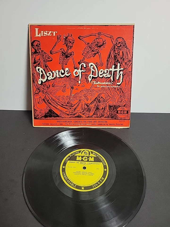 Satanic Record Liszt Dance Of Death Jacquinot Philharmonia London Fistoulari 10" Foto 1 de 4
