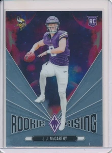 Panini Phoenix JJ MCCARTHY 2024 - Rookie Rising #RR-JMY - VIKINGOS  - Imagen 1 de 2