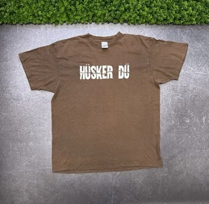 Vintage 2000s Husker Du Logo Tee Y2k American Rock Band - Bild 1 von 15