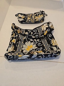 Vera Bradley Yellow Bird Peacock Cargo Sling Cross Body Handbag Purse Retired - Picture 1 of 14