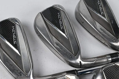 Left Hand Taylormade Stealth Irons / 5-PW+GW / Stiff Flex KBS Tour Lite Shafts - Image 1 of 4